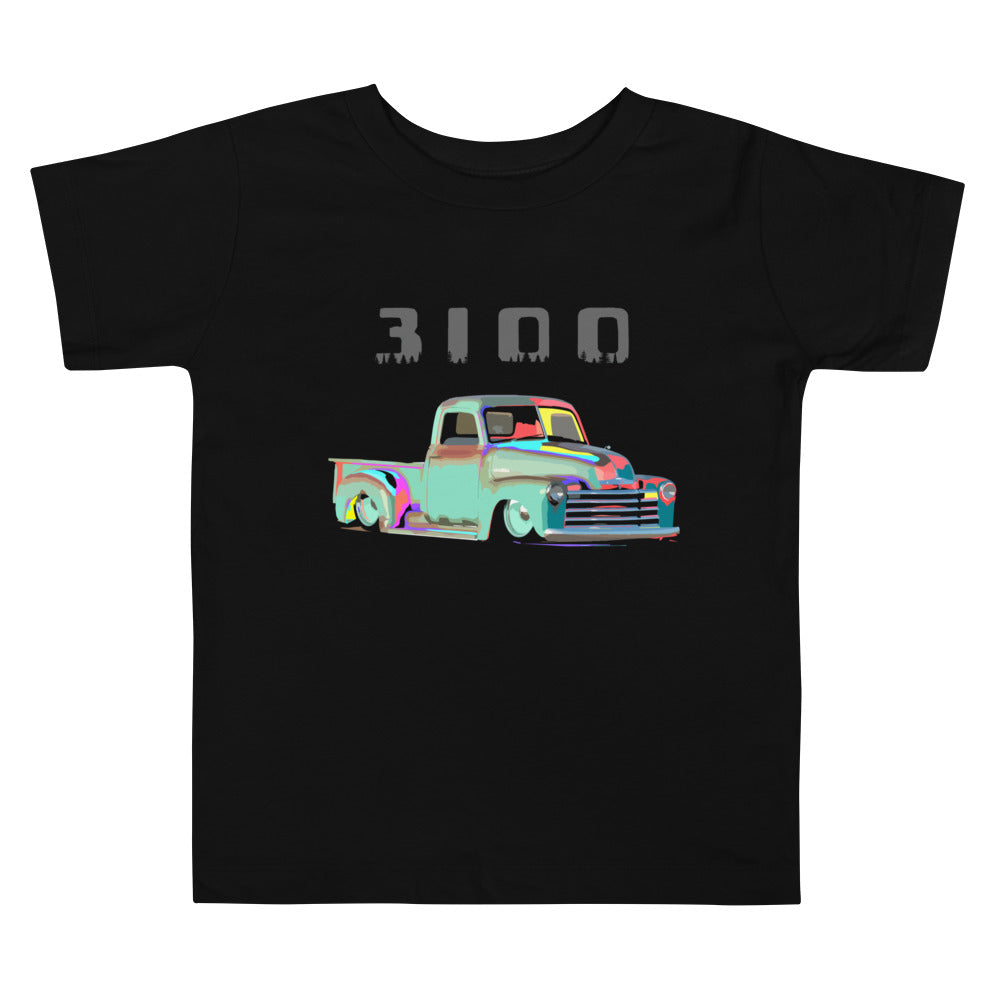 1953 Chevy 3100 Pickup Truck Custom Design Collector Car Gift Toddler Short Sleeve Tee