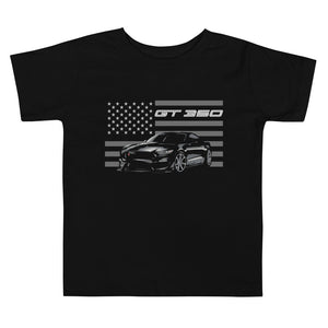 Mustang GT350 Driver Custom Graphic Tee American Stang Car Club Toddler Short Sleeve Tee