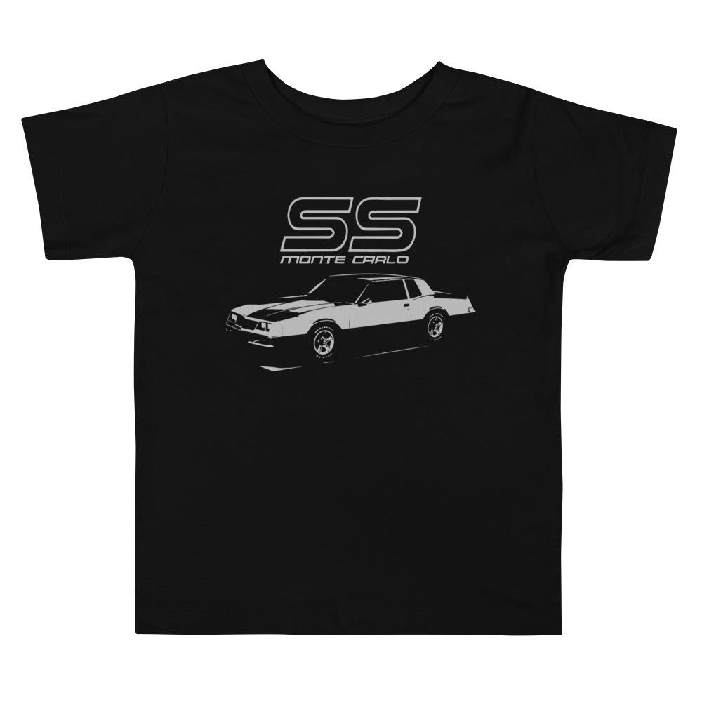 1986 Monte Carlo SS Owner Gift for Chevy Classic Cars Toddler Short Sleeve Tee