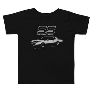 1986 Monte Carlo SS Owner Gift for Chevy Classic Cars Toddler Short Sleeve Tee
