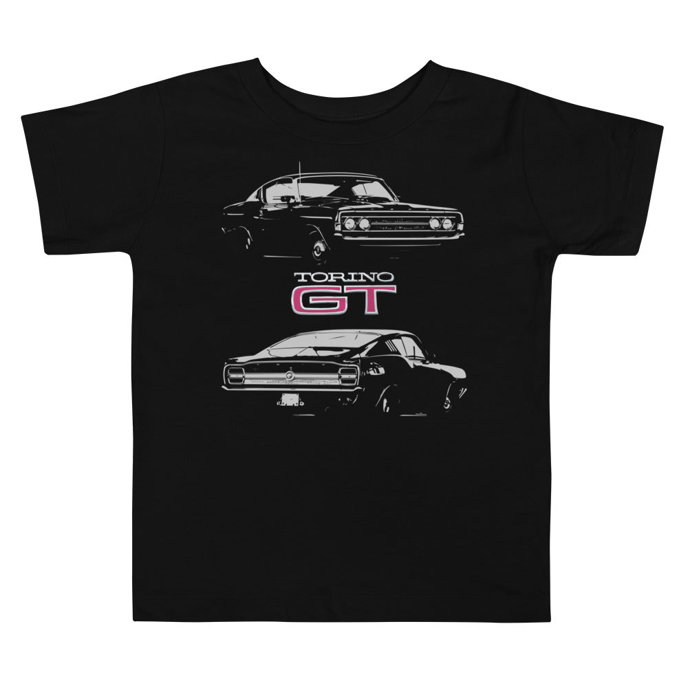 1969 Torino GT Muscle Car Owner Gift Classic Cars Hot Rod Custom Toddler Short Sleeve Tee