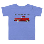 1957 Chevy Cameo Pickup Truck Antique Collector Custom Art Toddler Short Sleeve Tee