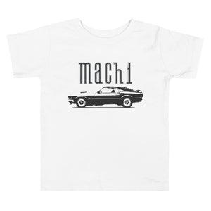 1969 Mustang Mach 1 Collector Car Art Stang Driver Gift Toddler Short Sleeve Tee