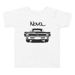 1972 Chevy Nova American muscle Classic car Drag racing Hot rod SS Toddler Short Sleeve Tee