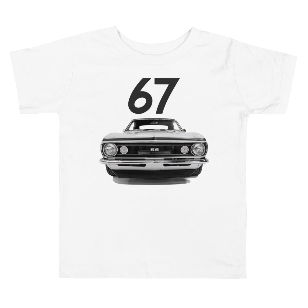 1967 Camaro SS Super Sport Front Grille American Muscle car Owner Gift Hot Rod Drag Racing Project Cars Toddler Short Sleeve Tee