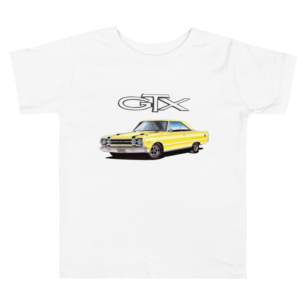 1967 GTX Classic car Custom Retro Automotive Nostalgia Muscle cars Toddler Short Sleeve Tee
