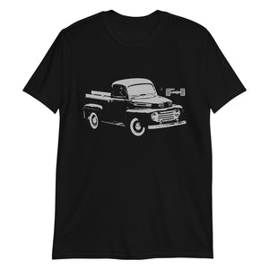1948 Ford F1 Antique Truck Black T-Shirt