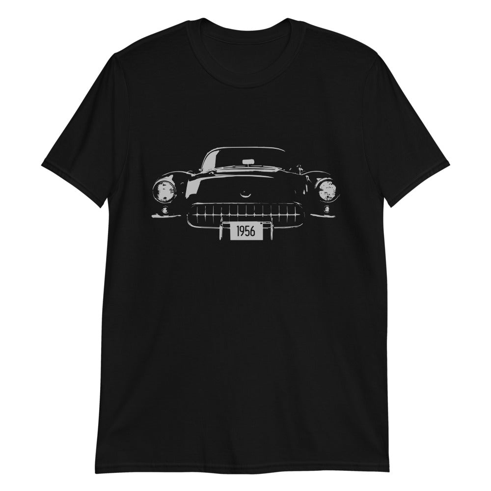 1956 Corvette C1 Antique American Muscle Car Short-Sleeve T-Shirt