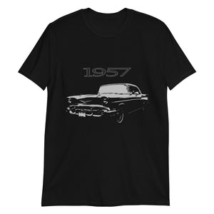 1957 Chevy BelAir 4Dr Bel Air Antique Car Short-Sleeve T-Shirt