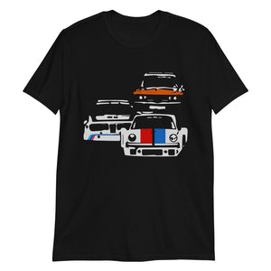 Vintage Racing IMSA GT Race Cars Short-Sleeve T-Shirt