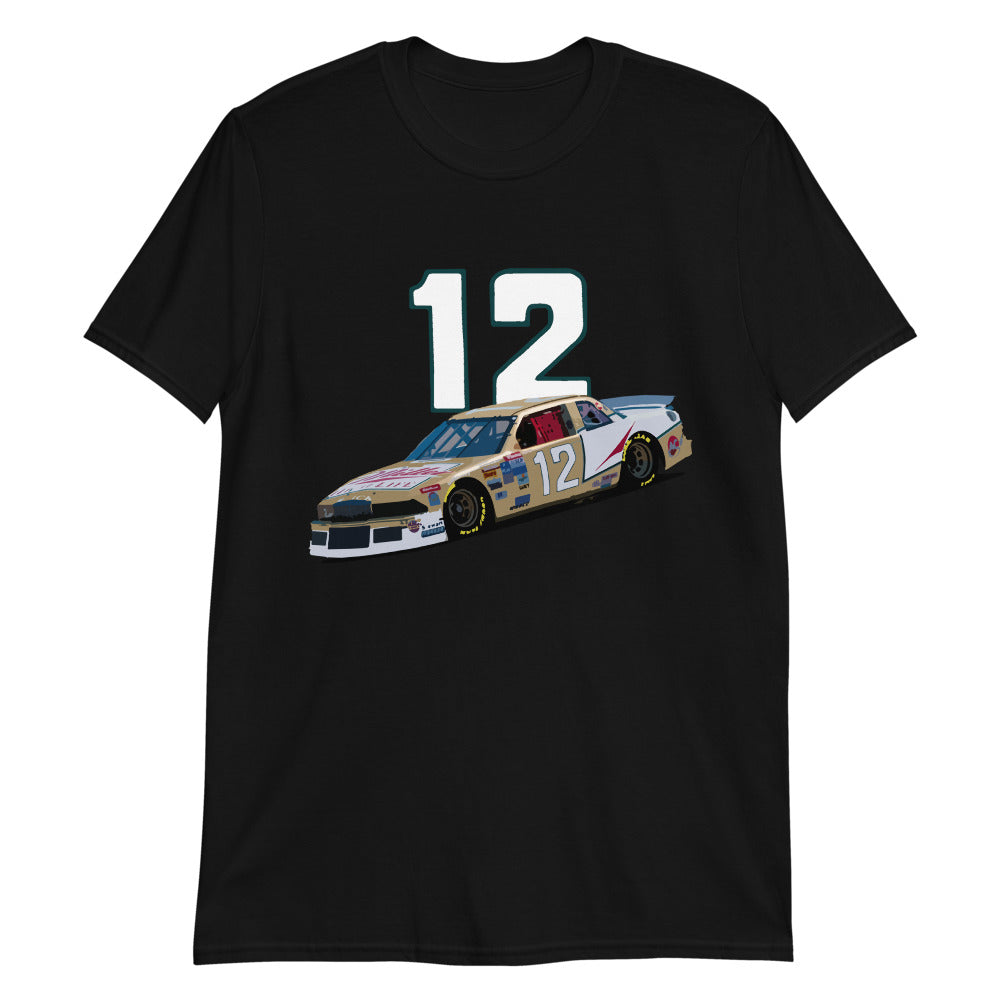 Bobby Allison 1988 #12 Race Car Stock Car Racing Short-Sleeve T-Shirt