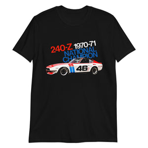 Datsun 240z 1970-1971 SCCA Racing Short-Sleeve T-Shirt