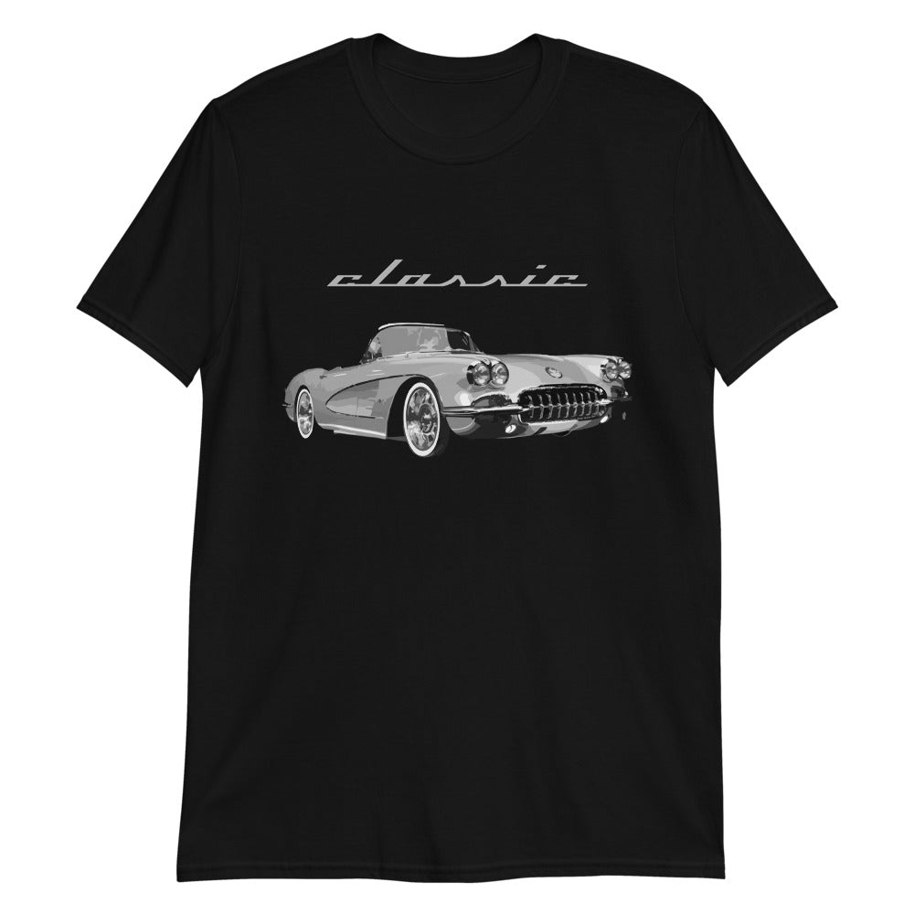 1959 Corvette C1 Classic Cars Short-Sleeve T-Shirt