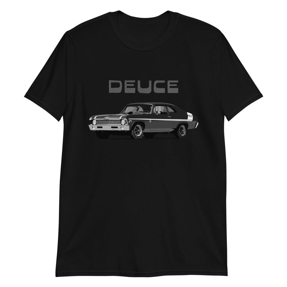 1970 Chevy Nova Deuce Classic Car Short-Sleeve T-Shirt