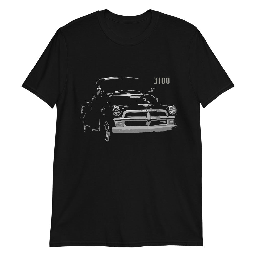 1955 Chevy Pickup Truck 3100 Advanced Design Short-Sleeve Unisex T-Shirt