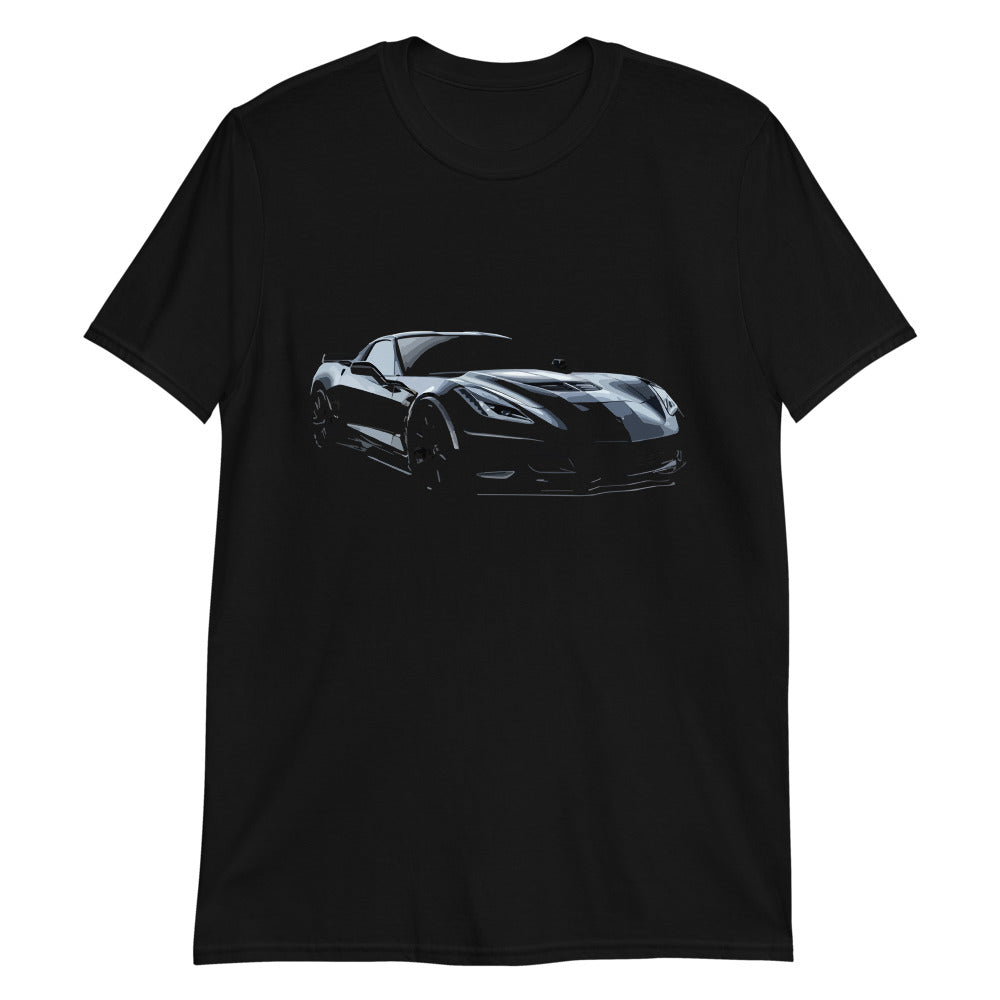 Corvette C7 Blacked Out Short-Sleeve T-Shirt