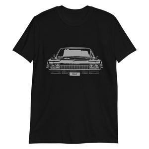 1967 Chevy Impala Antique Classic Car Short-Sleeve T-Shirt