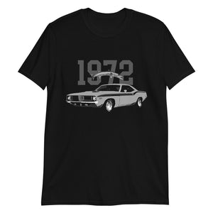 1972 Cuda Barracuda Muscle Car Short-Sleeve Unisex T-Shirt