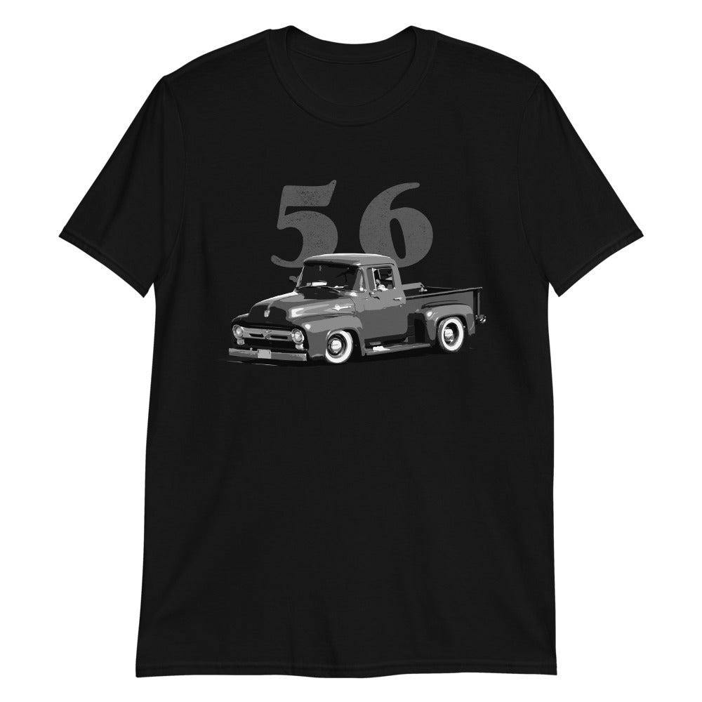 1956 Ford F100 Antique Pickup Truck Short-Sleeve Unisex T-Shirt