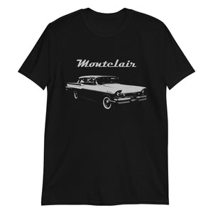 1957 Mercury Montclair Antique Car Short-Sleeve Unisex T-Shirt