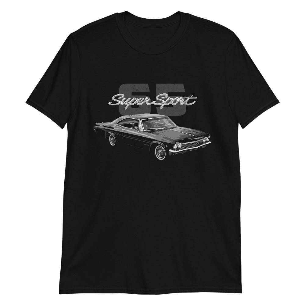 1965 Chevy Impala SS Super Sport Classic Cars Short-Sleeve Unisex T-Shirt