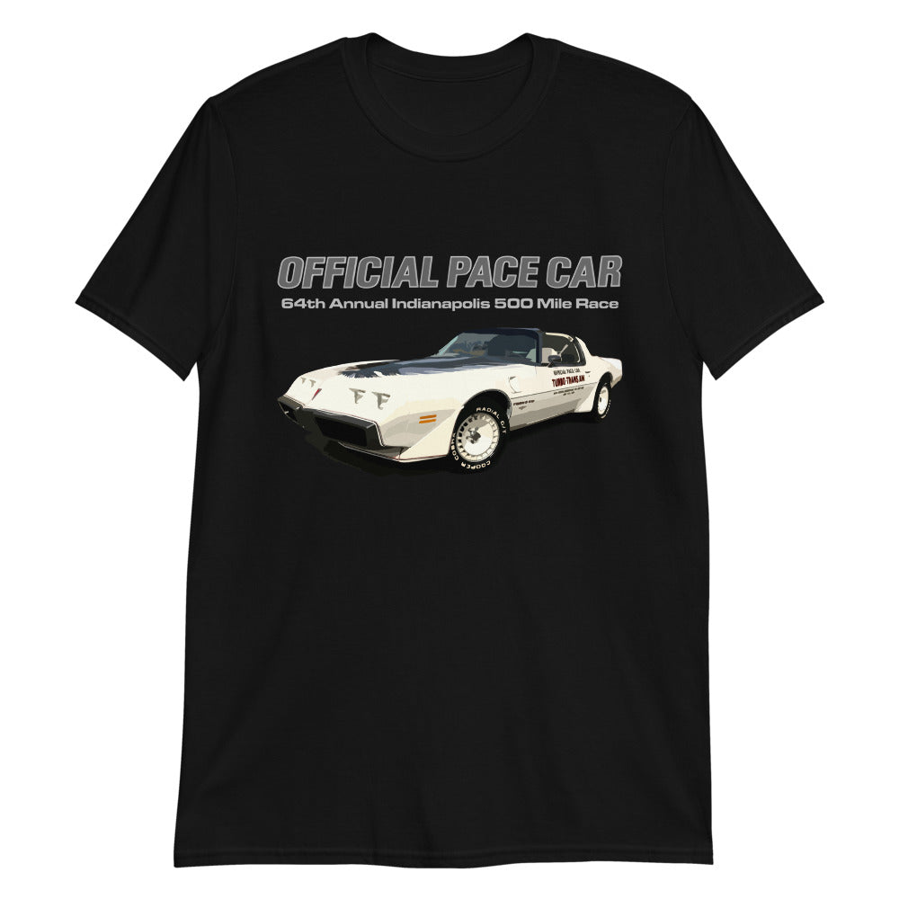 1980 Trans Am Official Pace Car 64th Indianapolis 500 Mile Race Short-Sleeve Unisex T-Shirt