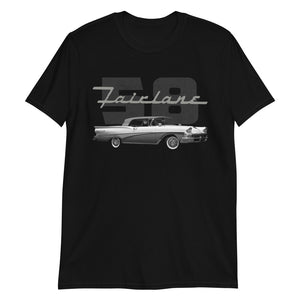 1958 Fairlane 500 Skyliner Antique Car Short-Sleeve Unisex T-Shirt