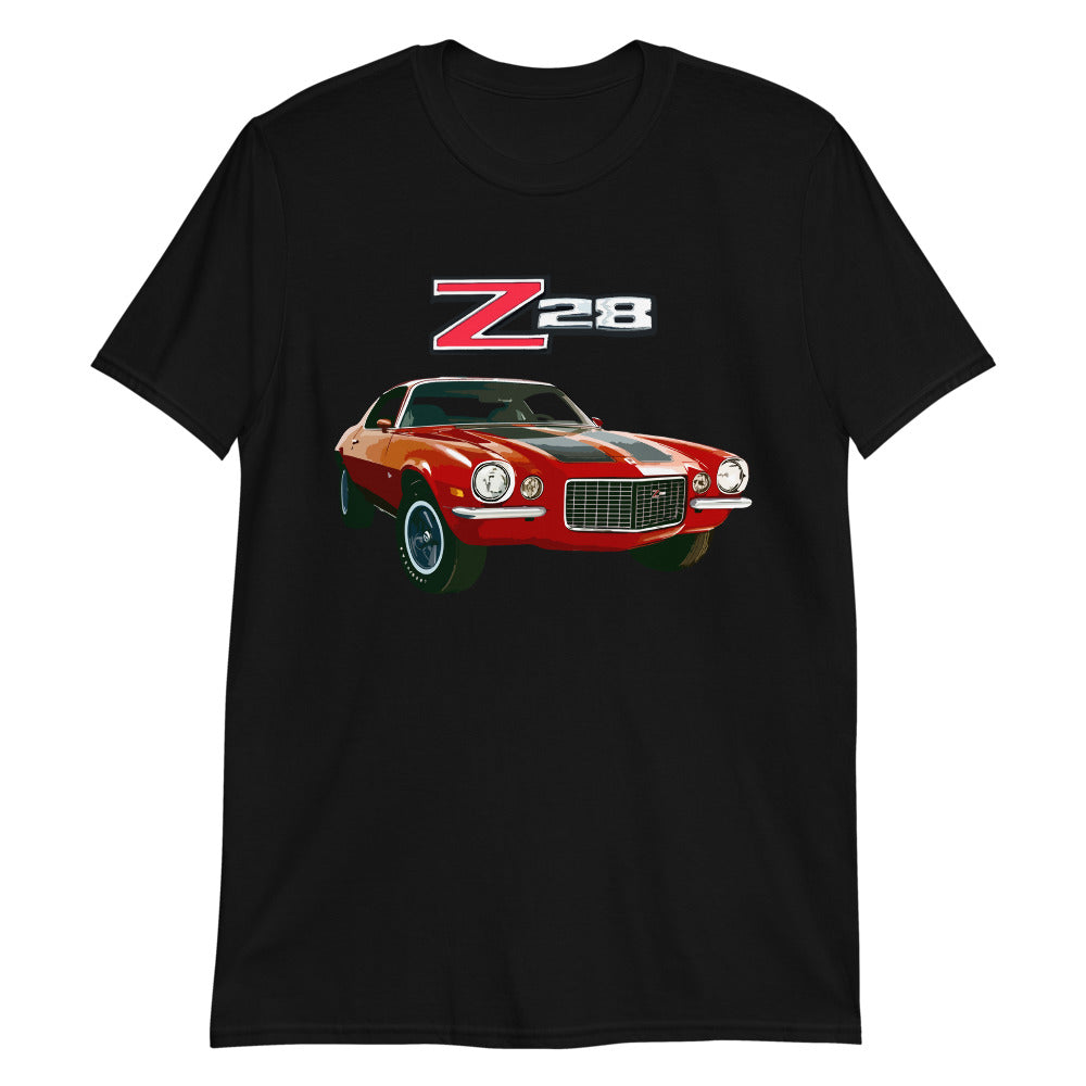 1971 Chevy Camaro Z28 Sport Coupe Short-Sleeve Unisex T-Shirt
