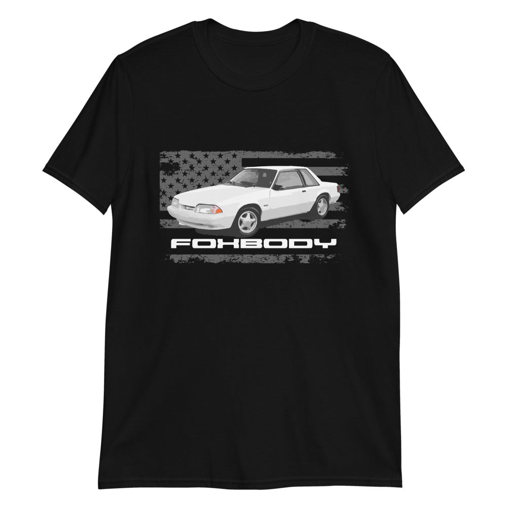 Foxbody Fox Body Ford Mustang Coupe 5.0 Short-Sleeve Unisex T-Shirt