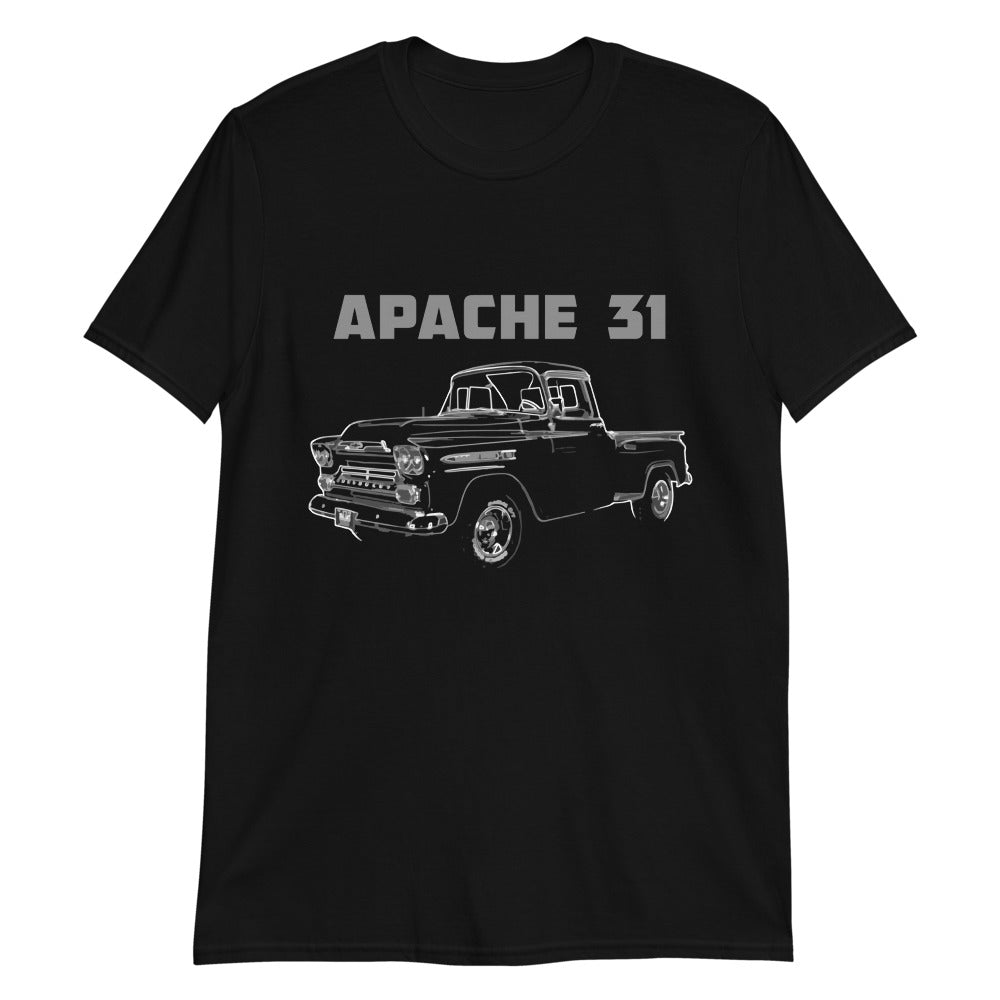 1959 Chevy Apache 31 3100 Antique Pickup Truck Short-Sleeve Unisex T-Shirt
