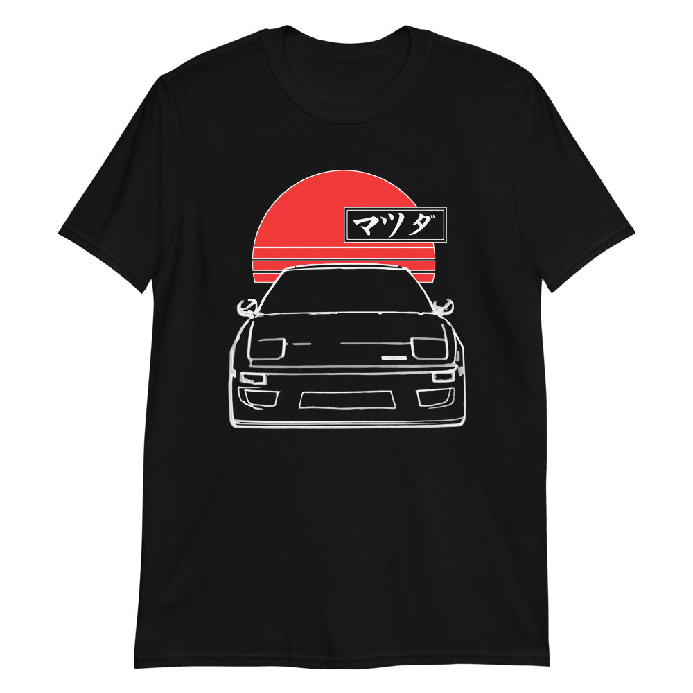 1990s RX-7 JDM Japan Red Sun Rotary Tuner Drift Street Racing RX7 T-Shirt