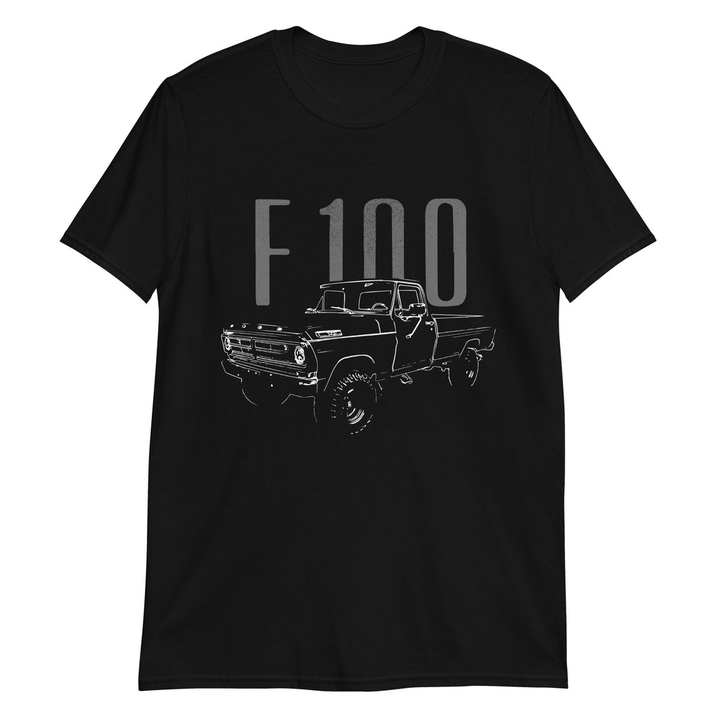 1972 Ford F100 Vintage Pickup Truck Owner Gift Short-Sleeve Unisex T-Shirt