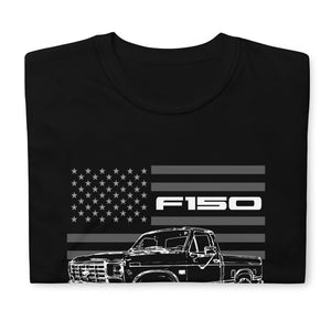 1986 F150 Lariat Vintage Ford Pickup Owner Gift Short-Sleeve Unisex T-Shirt