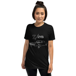 1967 Chevy Camaro Z28 Z/28 Antique Classic Muscle Car Owner Gift T-Shirt