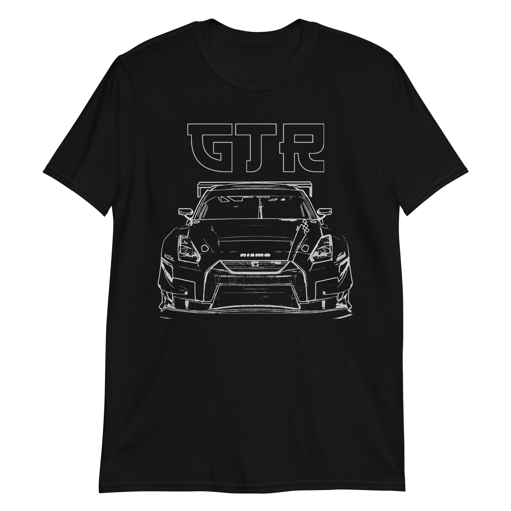GTR R35 JDM Line Art Tuner Drift Racing Short-Sleeve Unisex T-Shirt
