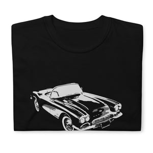 Corvette C1 Convertible Antique Collector Car Owner Gift Short-Sleeve T-Shirt