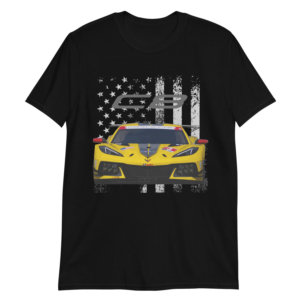 2022 Corvette C8 Race Car IMSA GTD GT Daytona Pro Short-Sleeve Unisex T-Shirt