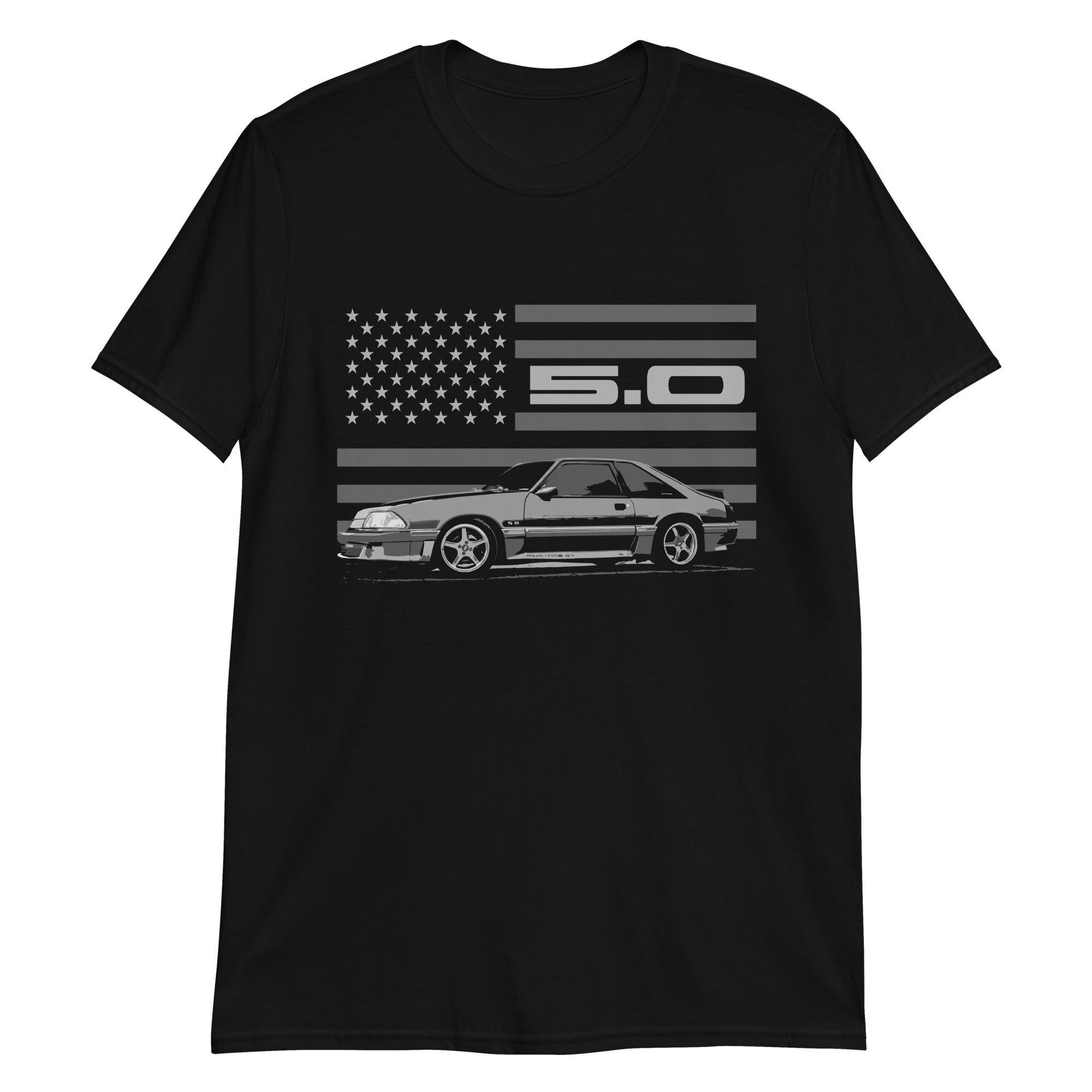 Mustang GT 5.0 Foxbody Fox Body American Icon Short Sleeve Unisex T Shirt