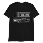 Mustang GT 5.0 Foxbody Fox Body American Icon Short-Sleeve Unisex T-Shirt