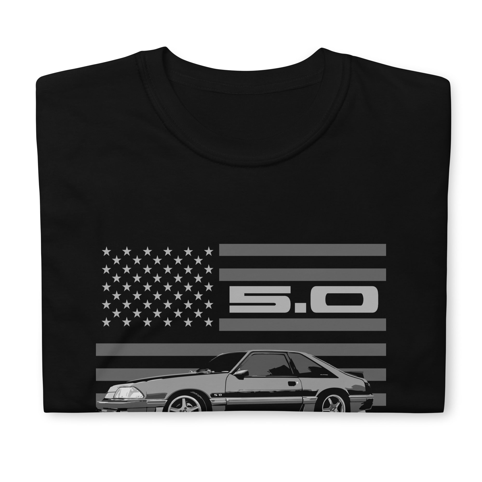 Mustang GT 5.0 Foxbody Fox Body American Icon Short-Sleeve Unisex T-Shirt