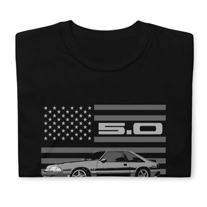 Mustang GT 5.0 Foxbody Fox Body American Icon Short-Sleeve Unisex T-Shirt