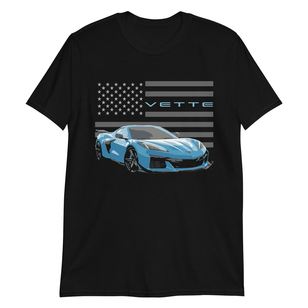 2023 Corvette C8 Z06 Mid Engine American Sportscar Short-Sleeve Unisex T-Shirt