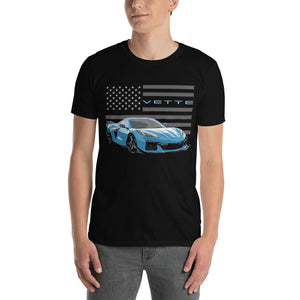 2023 Corvette C8 Z06 Mid Engine American Sportscar Short-Sleeve Unisex T-Shirt