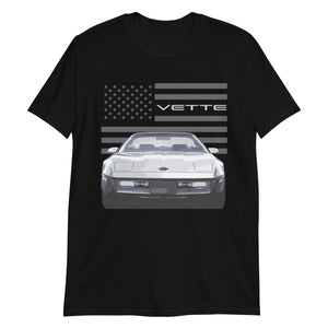 Silver C4 Corvette Owner Gift Vette Short-Sleeve Unisex T-Shirt