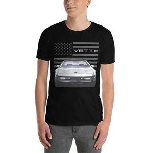 Silver C4 Corvette Owner Gift Vette Short-Sleeve Unisex T-Shirt