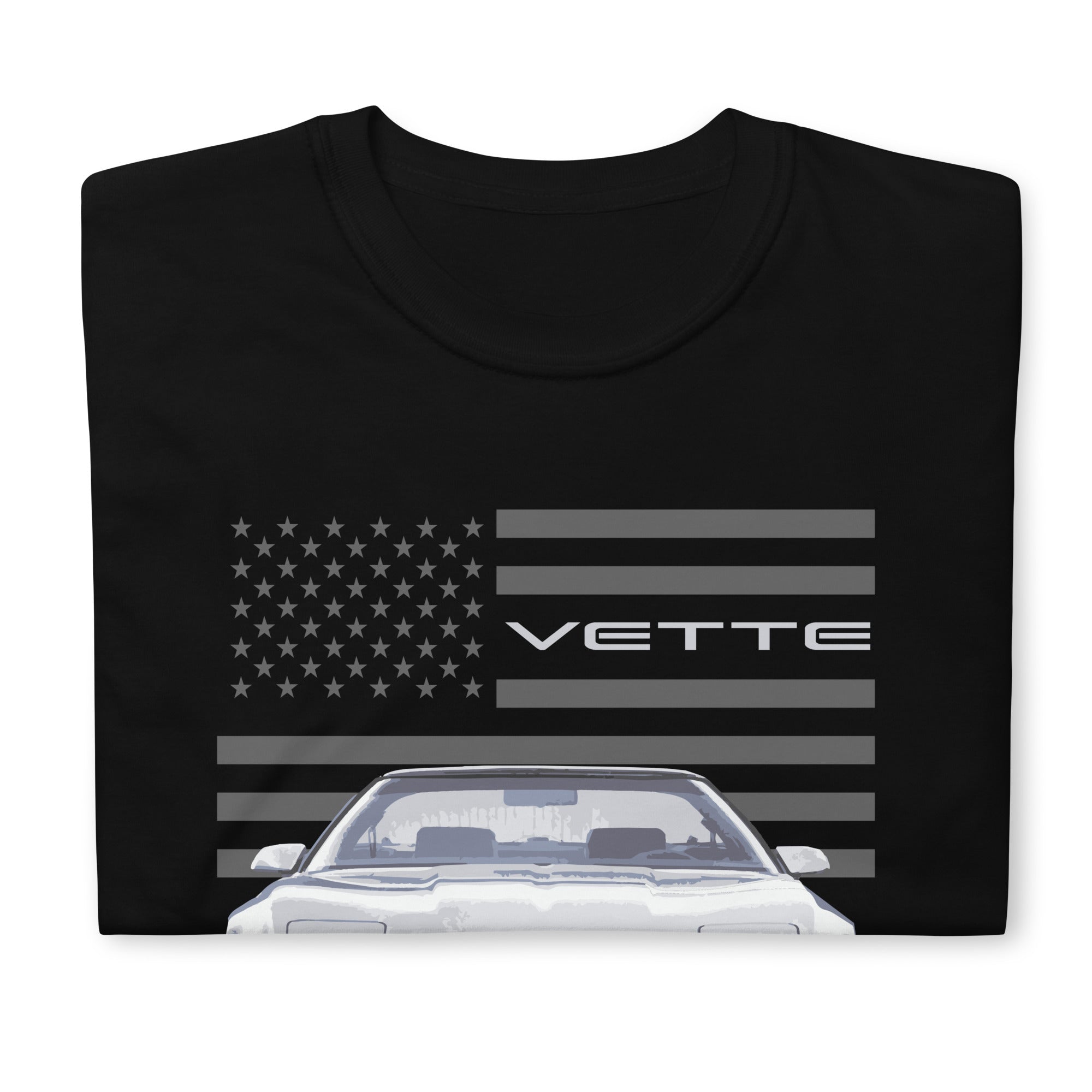 Silver C4 Corvette Owner Gift Vette Short-Sleeve Unisex T-Shirt