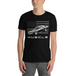 Black Challenger American Muscle Car Owner Gift Short-Sleeve Unisex T-Shirt