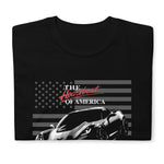 Heartbeat of America C7 Corvette Owner Gift Short-Sleeve Unisex T-Shirt