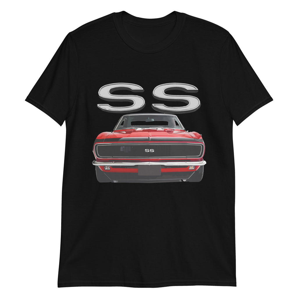 1968 Red Camaro SS Owners Gift Short-Sleeve Unisex T-Shirt