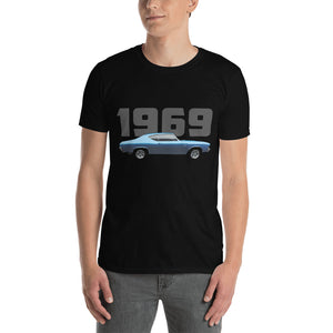 1969 Chevy 69 Chevelle American Muscle Car Owner Gift Short-Sleeve T-Shirt